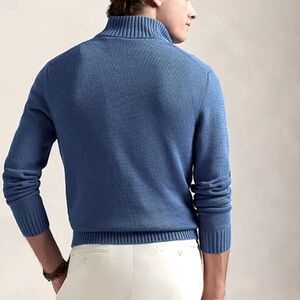 Luxury Jersey Quarter-Zip Pullover
Save your Wishlist
Polo Ralph Lauren